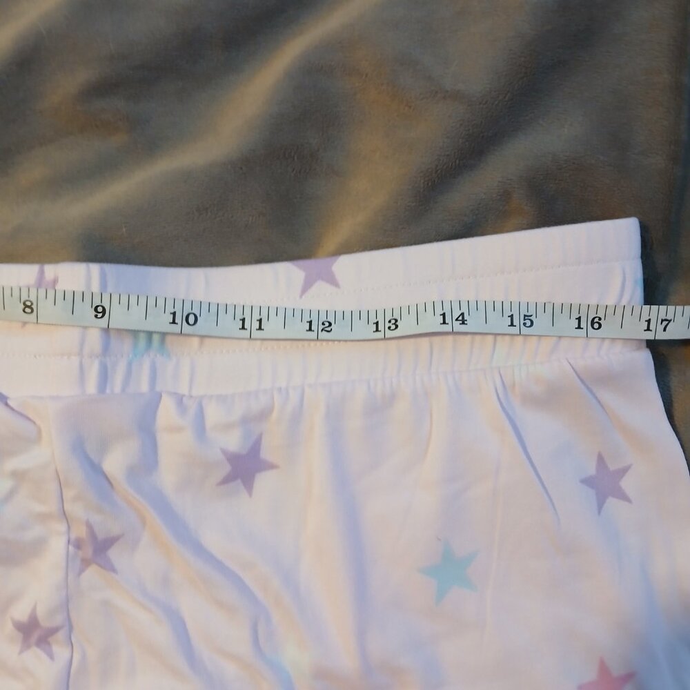 Roudelain Women's Star Printed Sleep Shorts SZ L NWT Pink - Picture 6 of 7